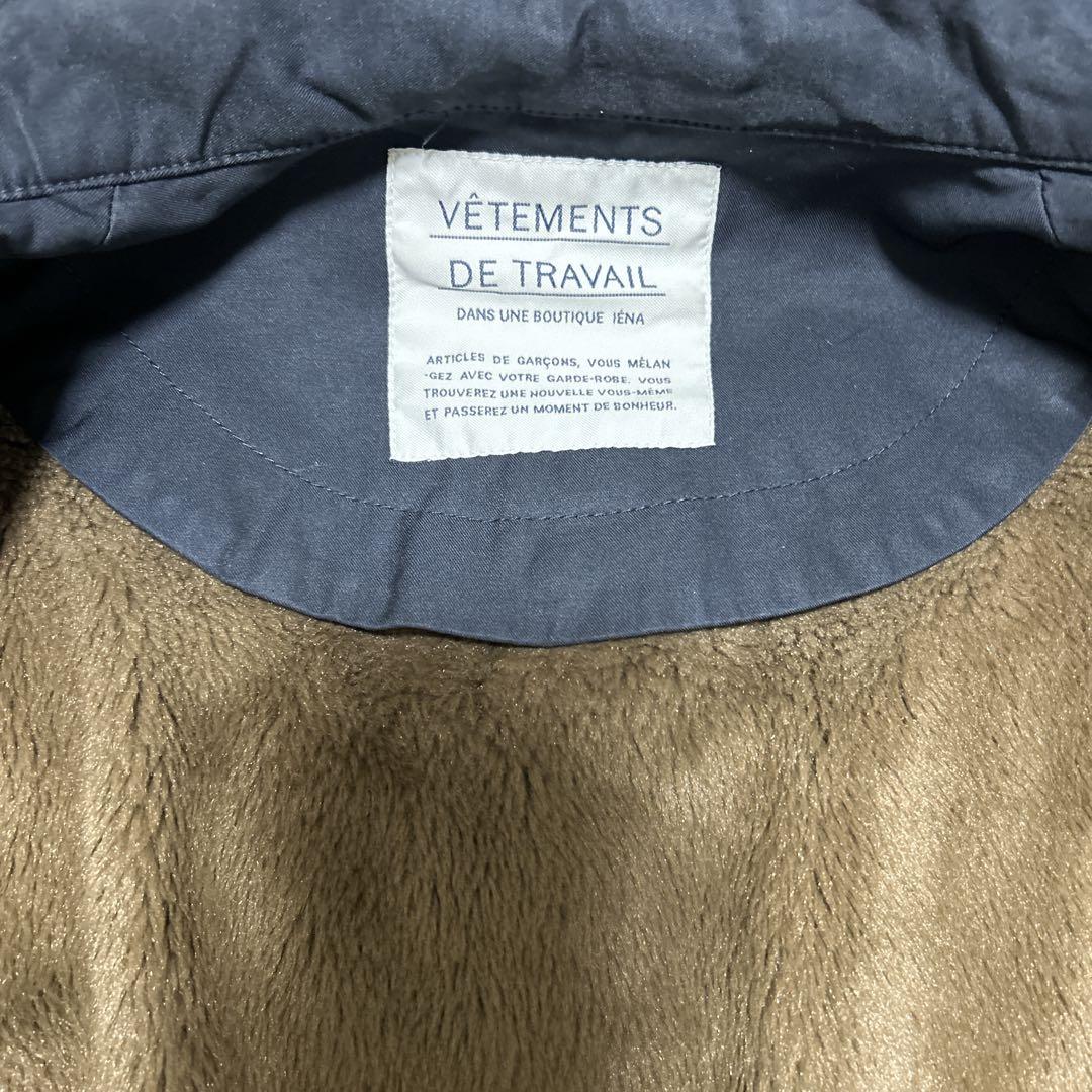 美品❣️IENA モッズコート アウター ネイビー ライナー付き 紺 36 S