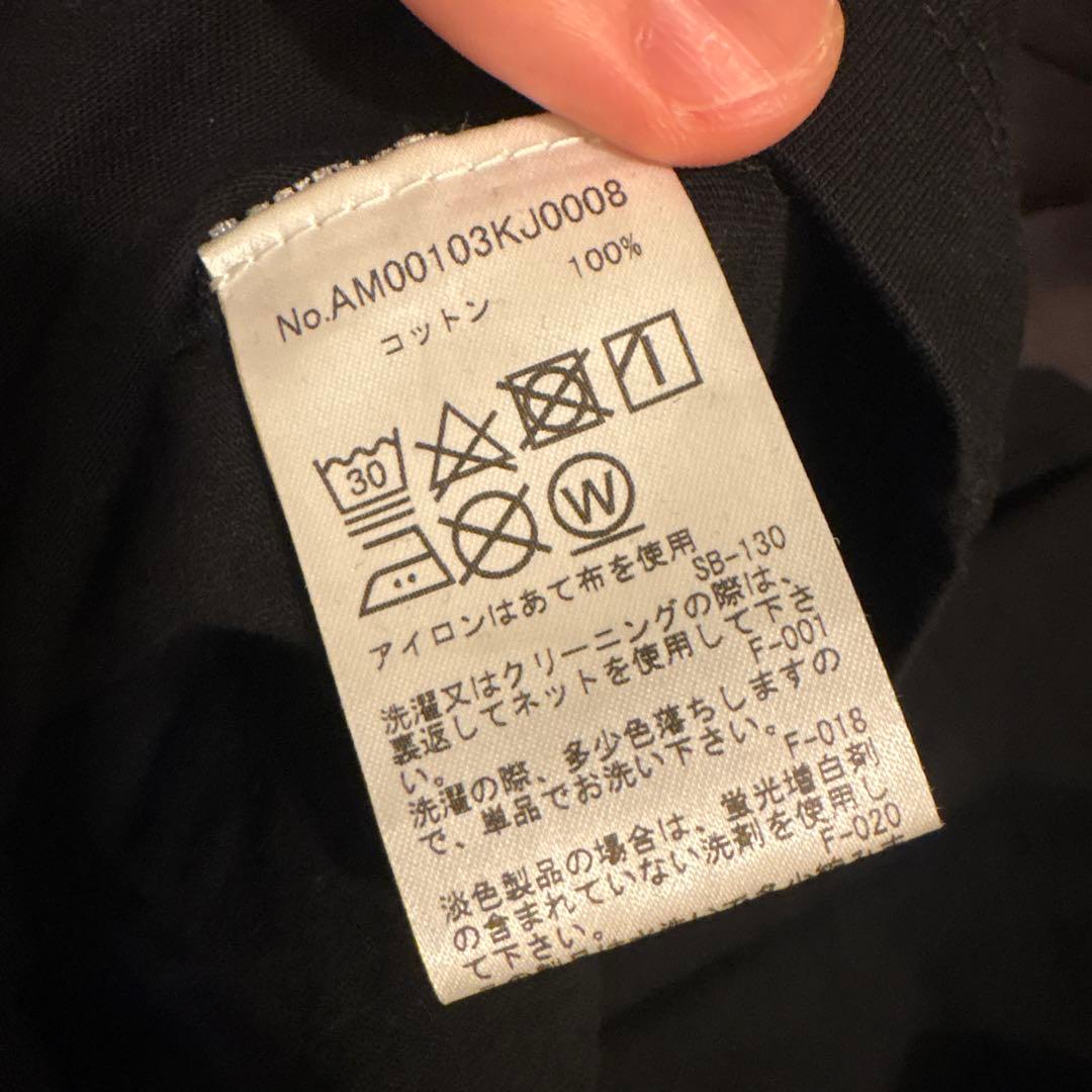 【超美品】メゾンキツネ　半袖Tシャツ　黒　XL